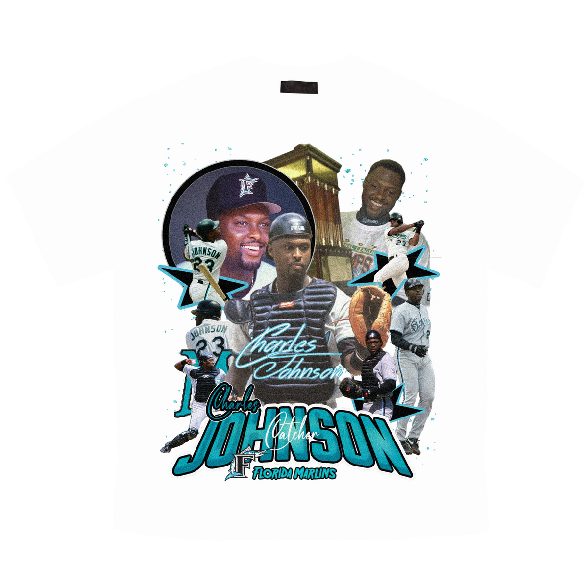Charles "The Catcher" Johnson Vintage Graphic Tee