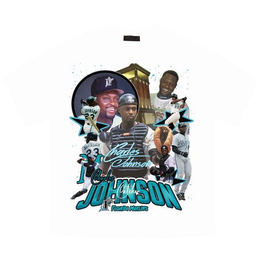Charles "The Catcher" Johnson Vintage Graphic Tee
